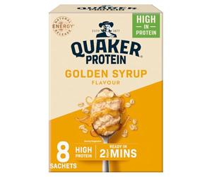 Quaker Oat So Simple Protein Golden Syrup Porridge, 8x43 g