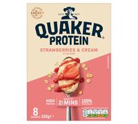 Quaker Oat So Simple Strawberry & Cream Protein Sachets 8 Pack 335.2g