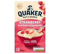 Quaker Oat So Simple Strawberry, Raspberry & Cranberry 10 Sachets 339g