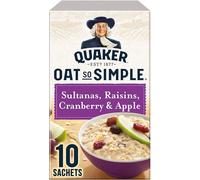 Quaker Oat So Simple Sultana Raisin and Apple Porridge, 10x38.5g