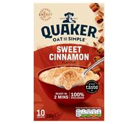 Quaker Oat So Simple Sweet Cinnamon Porridge 10 Pack 330g