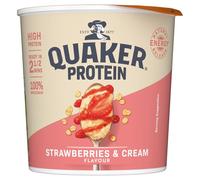 Quaker Oats High Protein Strawberries & Cream Porridge Pot 59g