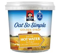 Quaker Oats Oat So Simple Pot Golden Syrup Flavour 8 x 57gm