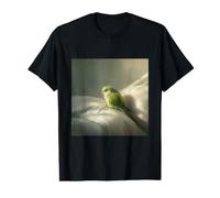 Quaker Parrot Bird Green Monastic Value Graphic T-Shirt