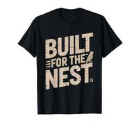 Quaker Parrot Dad Who Built Nest Small Bird Builds Nests T-Shirt