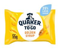 Quaker Porridge To Go Breakfast Bar Golden Syrup 12 x 55 g