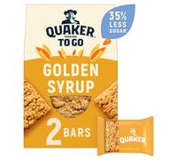 Quaker Porridge To Go Breakfast Bar Golden Syrup 2 x 55 g (Case of 6)