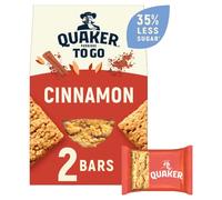 Quaker Porridge To Go Cinnamon Squares, 55 g, Pack of 6