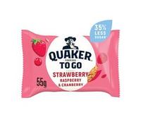 Quaker Porridge To Go Mixed Berries Breakfast 2x6 Bars Pack 12