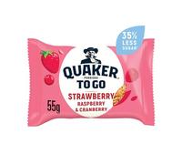 Quaker Porridge To Go Mixed Berries Breakfast 2x6 Bars (Pack of 12) 122637