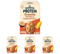 Quaker Protein Granola Mango & Passionfruit 400g (Pack of 4)