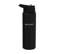 Quaker/Simple, Classy Christian Quaker Modern Font Stainless Steel Insulated Water Bottle