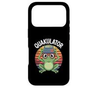 Quakulator Frog Math Pun Calculator Nerd Humor Case for iPhone 17 Pro