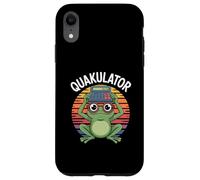 Quakulator Frog Math Pun Calculator Nerd Humor Case for iPhone XR