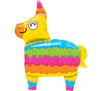 Qualatex 10511 Rainbow Pinata 34" Shape Foil Balloon, Suitable for Pride and Birthdays