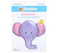 Qualatex 16136 39" Ellie The Elephant Shape Foil Balloon 01ct