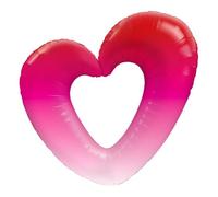 Qualatex 16650 Pink Ombre Heart 42" Shape Foil Balloon
