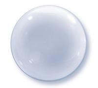 Qualatex 20 Inch Deco Bubble Balloon Clear (One Size)