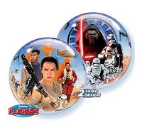 Qualatex 21317 021317 Star Wars Single Bubble Force Awakens Latex Balloon, Multicolor, 22-Inch