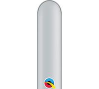 Qualatex 43960 260QSILVER 100CT Modelling or Twisting Balloons