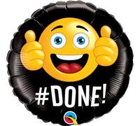 Qualatex 47485 Round Done Foil Balloon, 18-Inch