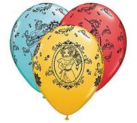 Qualatex 49460 Official Disney Elena Cameos Assorted 11"/ 11-inch Round Latex Party Balloons (Pack of 25)