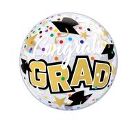 Qualatex 82523 Congrats Grad 22" Single Bubble Balloon