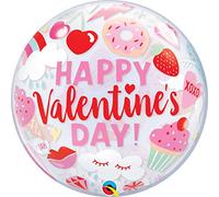 Qualatex 97137 Everything Valentines 22 Inch Bubble Balloon