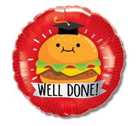 Qualatex 98468 Grad Well Done 18" Round Shaped Foil Balloon