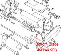 Qualcast Bottom Blade Screws (Pack of 5) F016T48193