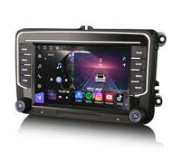Qualcomm 8 Core 8GB+128GB Android 14 DAB+ Car Stereo GPS Radio for VW Amarok Caddy Passat B6 Golf 5/6 Tiguan Touran Jetta Seat Skoda Satnav CarPlay Android Auto DSP WiFi Bluetooth 5.1 USB 4G Radar OPS