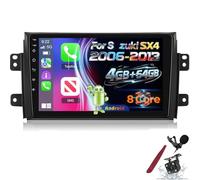 [Qualcomm 8Core 4+64G] Android 15 Car Radio for S-uzuki SX4 2006-2013 with Carplay and Android Auto, 9 Inch 2000*1200 IPS Touchscreen Car Stereo - DSP/GPS/WiFi/SWC/Bluetooth+Camera,K2 Pro Plus