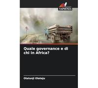Quale governance e di chi in Africa?