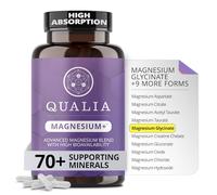 Qualia Magnesium Supplement | 10 Bioavailable Forms, Including Magnesium Glycinate, with 70+ Supporting Minerals, +7 Amino Acids | Doctor-Formulated to Support Sleep, Stress Relief, Heart, Relaxation