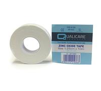 Qualicare 1 ROLL OF 1.25CM x 10M WHITE ADHESIVE DURABLE MEDICAL BINDING SPORTS ZINC OXIDE INJURY SUPPORT STRAPPING TAPE