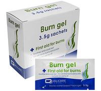 Qualicare 3.5g Burns Scalds Emergency First Aid Treatment Gel Sachets 25 Pack