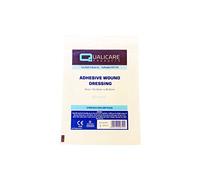 Qualicare 50 X 10CM x 8CM PREMIUM STERILE FIRST AID ADHESIVE WOUND CUT FABRIC LARGE PLASTER DRESSINGS