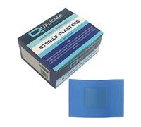 Qualicare Blue Detectable Waterproof 7.2cm x 5cm Plasters (Box of 50)