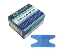 Qualicare Blue Detectable Waterproof Knuckle Plasters (Box of 50)