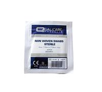 Qualicare Non Woven Sterile Swabs (Pack of 5) - 7.5cm x 7.5cm