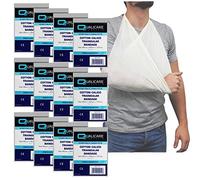 Qualicare Cotton Calico Triangular Arm Sling Injury Support Arm Shoulder Support - 12 Pack