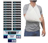 Qualicare Cotton Calico Triangular Arm Sling Injury Support Arm Shoulder Support - 50 Pack