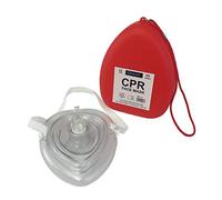 Qualicare CPR FACE MASK RESUSCITATION FIRST AID BREATHE REUSABLE AIR MOUTH GUARD