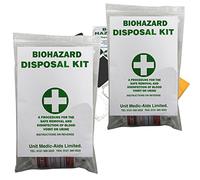 Qualicare Emergency Bio Hazard Body Fluid Blood Spill Clean Up Disposal Kit Bag - Twin Pack