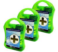 Qualicare Handy Mini Small Pocket Size Compact Carry Emergency First Aid Kit - Triple Kit Pack