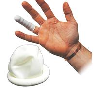 Qualicare Latex Rubber Washproof Cots Waterproof Finger Protection Dressing Cot - (100 Cots)