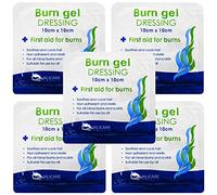 Qualicare Medium Size 10cm x 10cm Non Adherent Burns Scalds Dressings 5 Pack