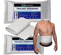 Qualicare Sterile FFD Bandage Wound Blood Clot Haemostatic Field Trauma Wound Dressing - 10cm x 18cm (x1)
