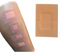 Qualicare Washproof First Aid Large Wound Cut Graze Adhesive Plasters Dressings 7.2cm x 5cm