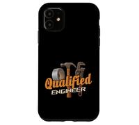Qualified Engineer Duct Tape Hammer Pipe Wrench Case for iPhone 11